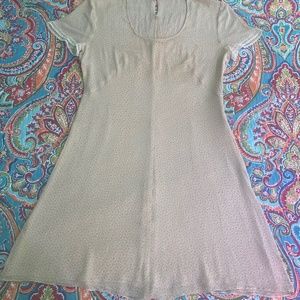 Lovely Vintage 1990's Gossamer Pastel Silk Mini Dress / Tunic